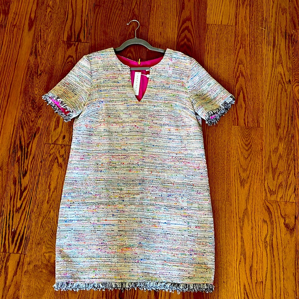 Trina Turk New York Dress size 12 NWT tweed
